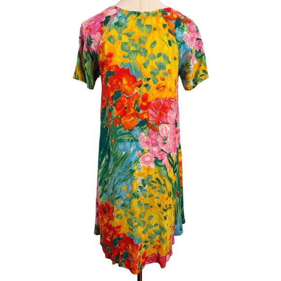 JAMS WORLD Doris Dress 60 Years Bouquet Burst Floral Wearable Art | XS - Picture 3 of 8